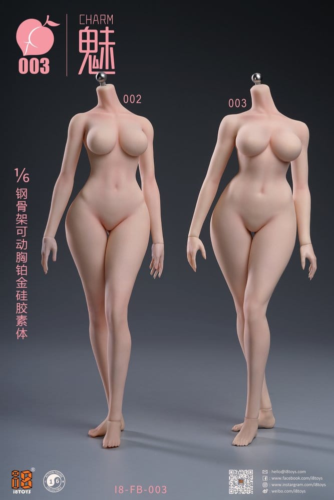 Original Character Cuerpo de Silicona 1/6 "Charm" Steel-Frame Platinum Non-Articulated Breasts