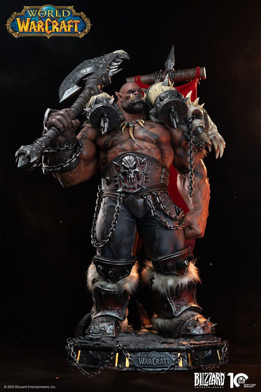 World of Warcraft Estatua 1/3 Garrosh Hellscream 138 cm