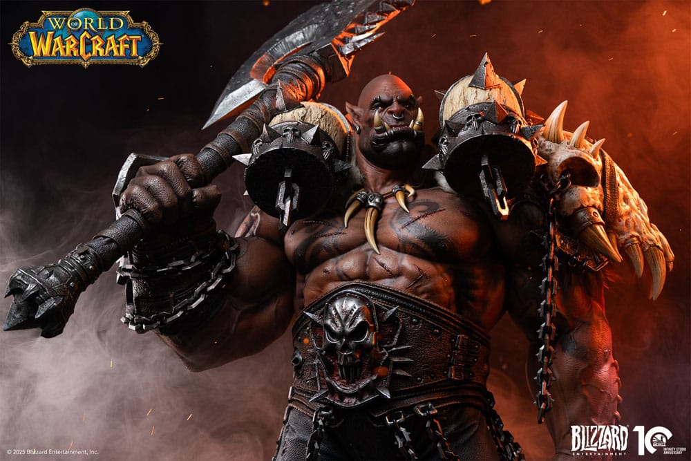 World of Warcraft Estatua 1/3 Garrosh Hellscream 138 cm