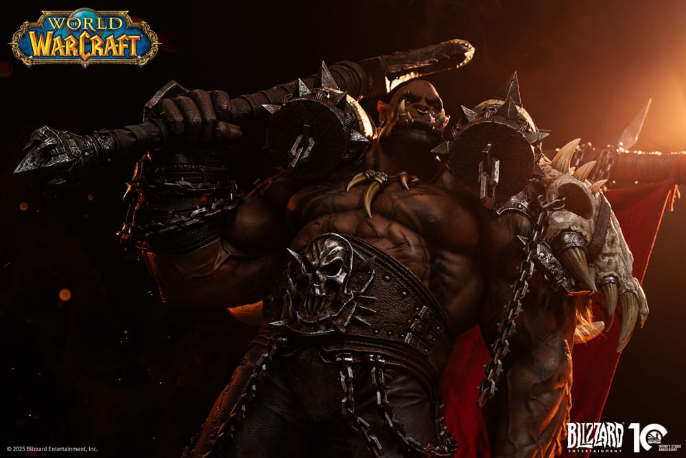 World of Warcraft Estatua 1/3 Garrosh Hellscream 138 cm