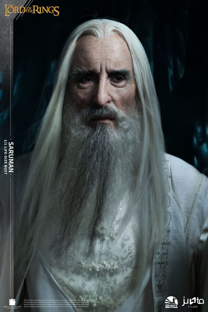 El Señor de los Anillos Busto tamaño natural Saruman 110 cm