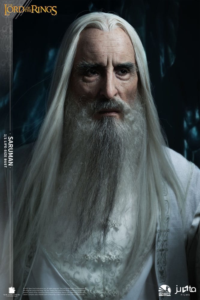 El Señor de los Anillos Busto tamaño natural Saruman 110 cm