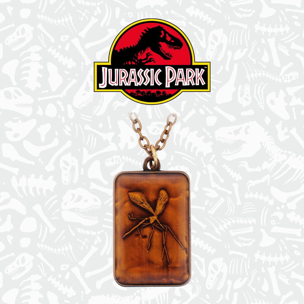 Jurassic Park Collar con colgante de ámbar Limited Edtiton
