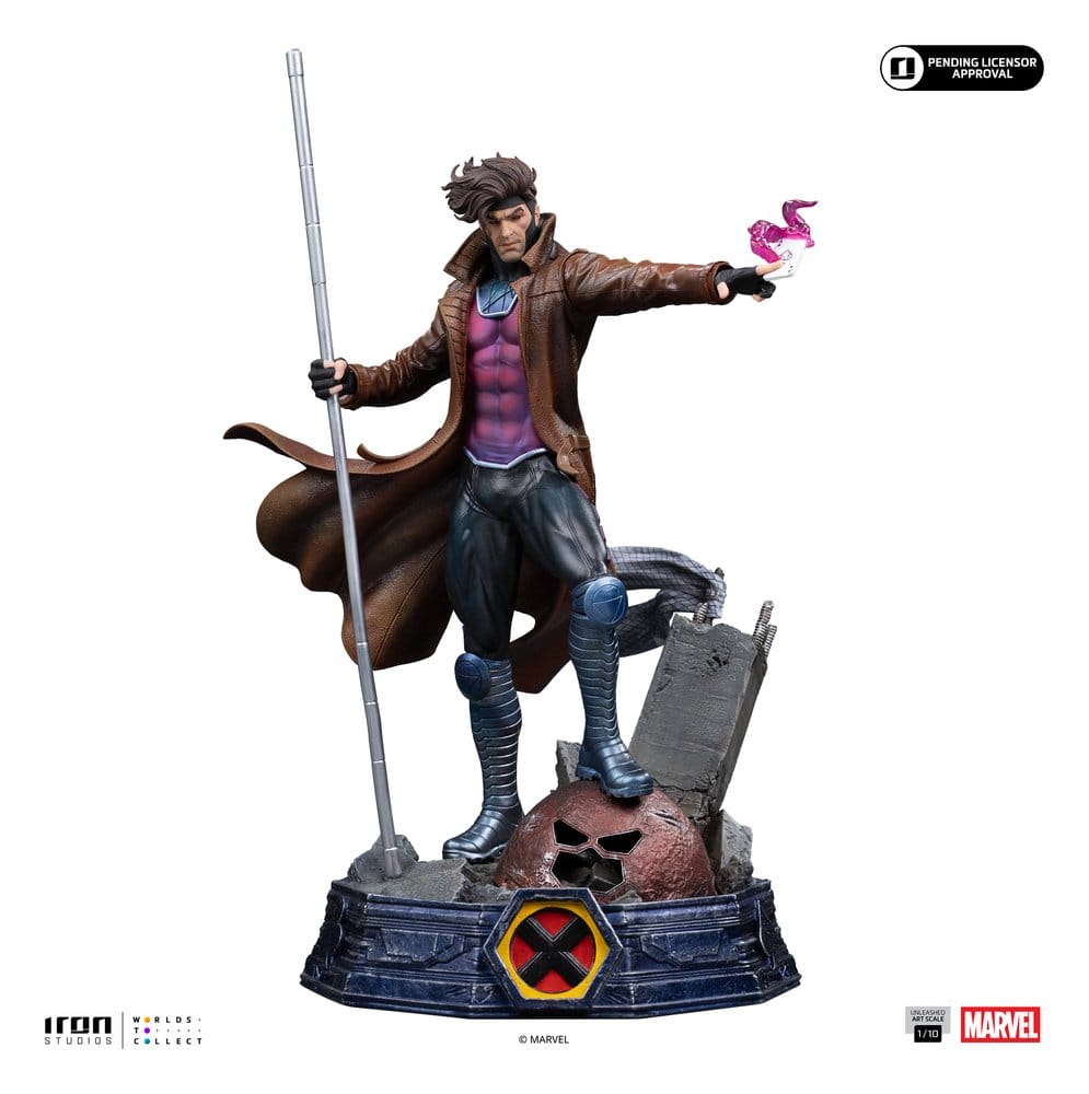Marvel Gambito Unleashed Art Scale Estatua 1/10 Gambito 28 cm