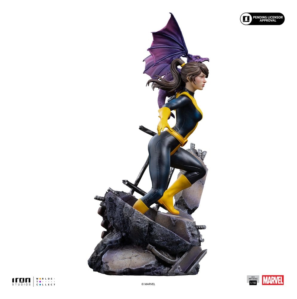 Marvel Kitty Pride & Lockheed X-Men Comics BDS Art Scale Estatua 1/10 Kitty Pride & Lockheed 24 cm