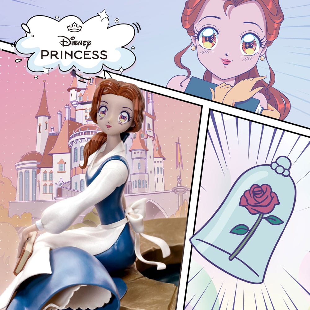 Disney Estatua Anime Princess Scale Belle 15 cm - Z POP Toys