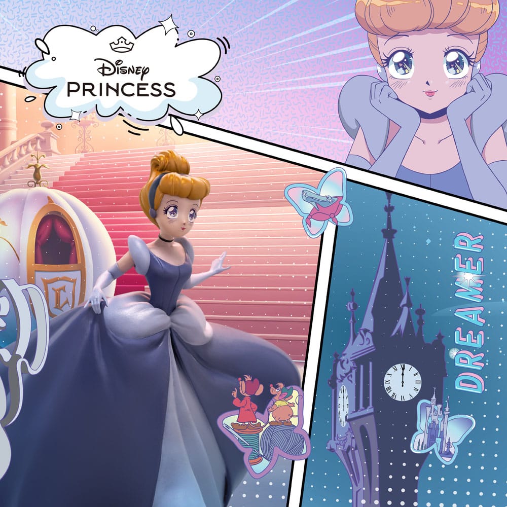 Disney Estatua Anime Princess Scale Cinderella 19 cm - Z POP Toys