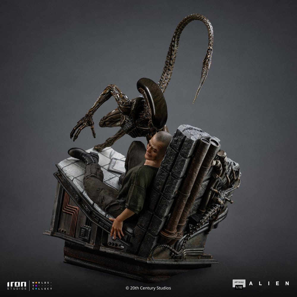 Alien 3 Estatua 1/10 Art Scale Ellen Ripley and Dog Alien 23 cm