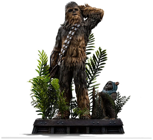 Star Wars Episode VI Art Scale Statue 1/10 Chewbacca and Tokkat 22 cm - Z POP Toys