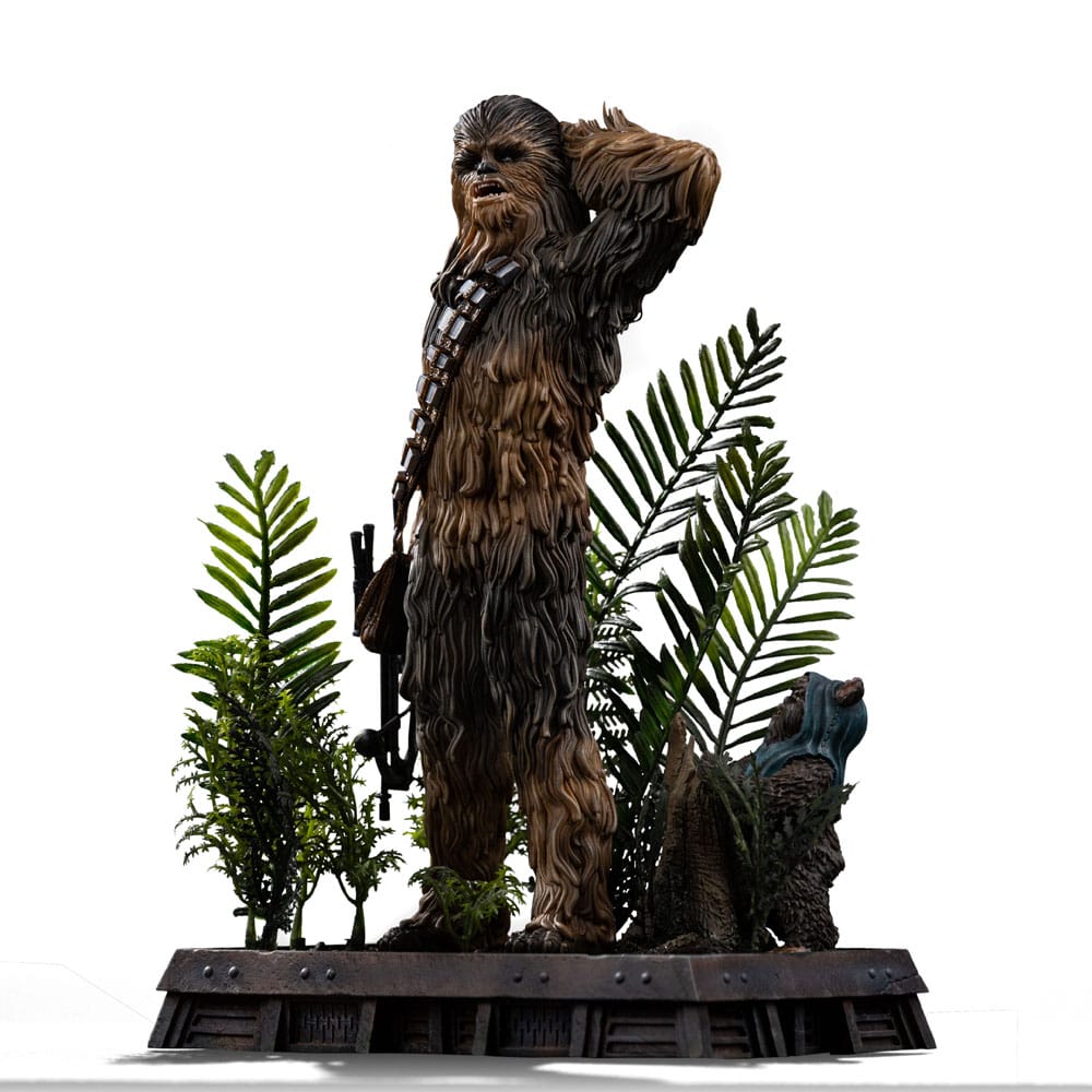 Star Wars Episode VI Art Scale Statue 1/10 Chewbacca and Tokkat 22 cm - Z POP Toys