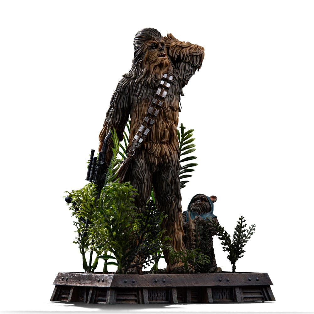 Star Wars Episode VI Art Scale Statue 1/10 Chewbacca and Tokkat 22 cm - Z POP Toys