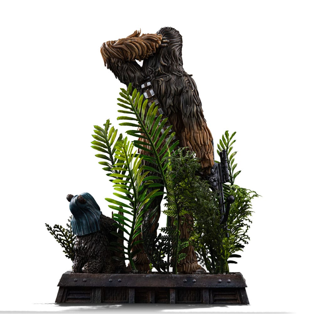 Star Wars Episode VI Art Scale Statue 1/10 Chewbacca and Tokkat 22 cm - Z POP Toys
