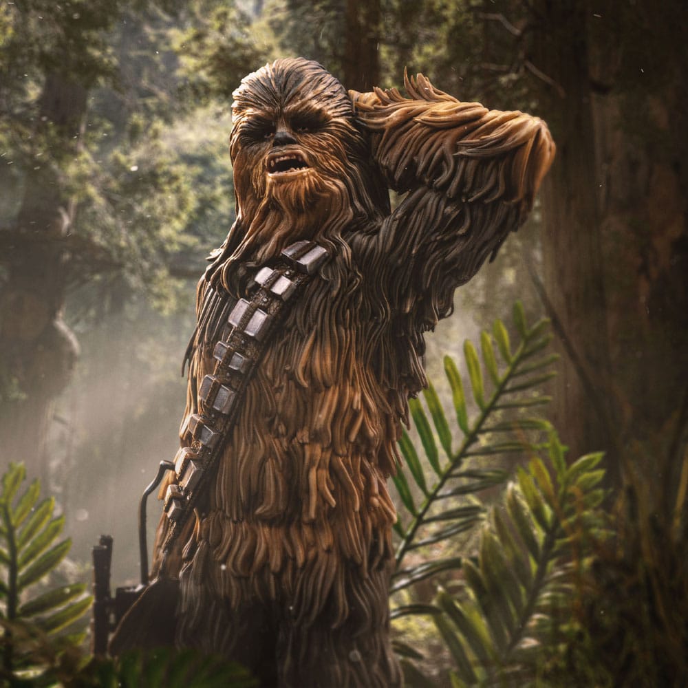 Star Wars Episode VI Art Scale Statue 1/10 Chewbacca and Tokkat 22 cm - Z POP Toys
