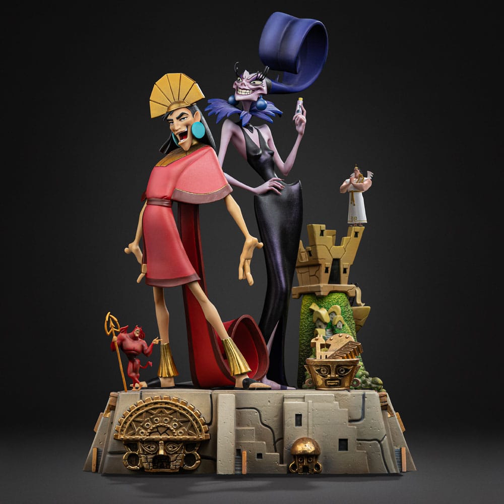 El emperador y sus locuras Estatua 1/10 Deluxe Art Scale Kuzko & Yzma 28 cm - Z POP Toys