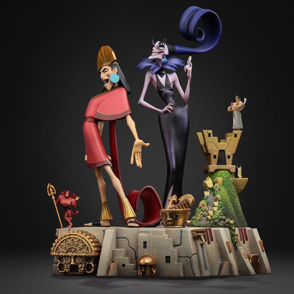 El emperador y sus locuras Estatua 1/10 Deluxe Art Scale Kuzko & Yzma 28 cm - Z POP Toys