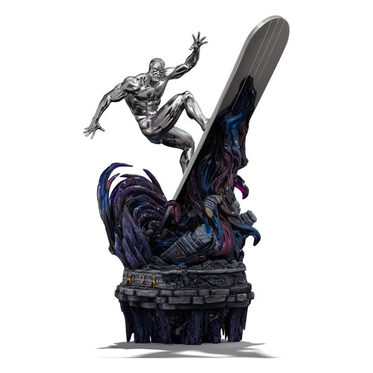 Marvel Comics Estatua Infinity Gauntlet Diorama 1/10 Art Scale Silver Surfer Deluxe 36 cm - Z POP Toys