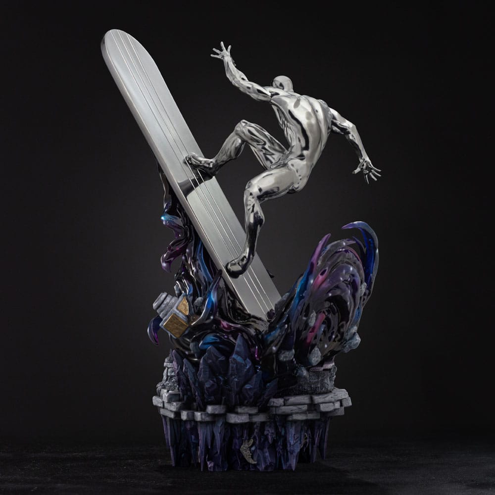 Marvel Comics Estatua Infinity Gauntlet Diorama 1/10 Art Scale Silver Surfer Deluxe 36 cm - Z POP Toys