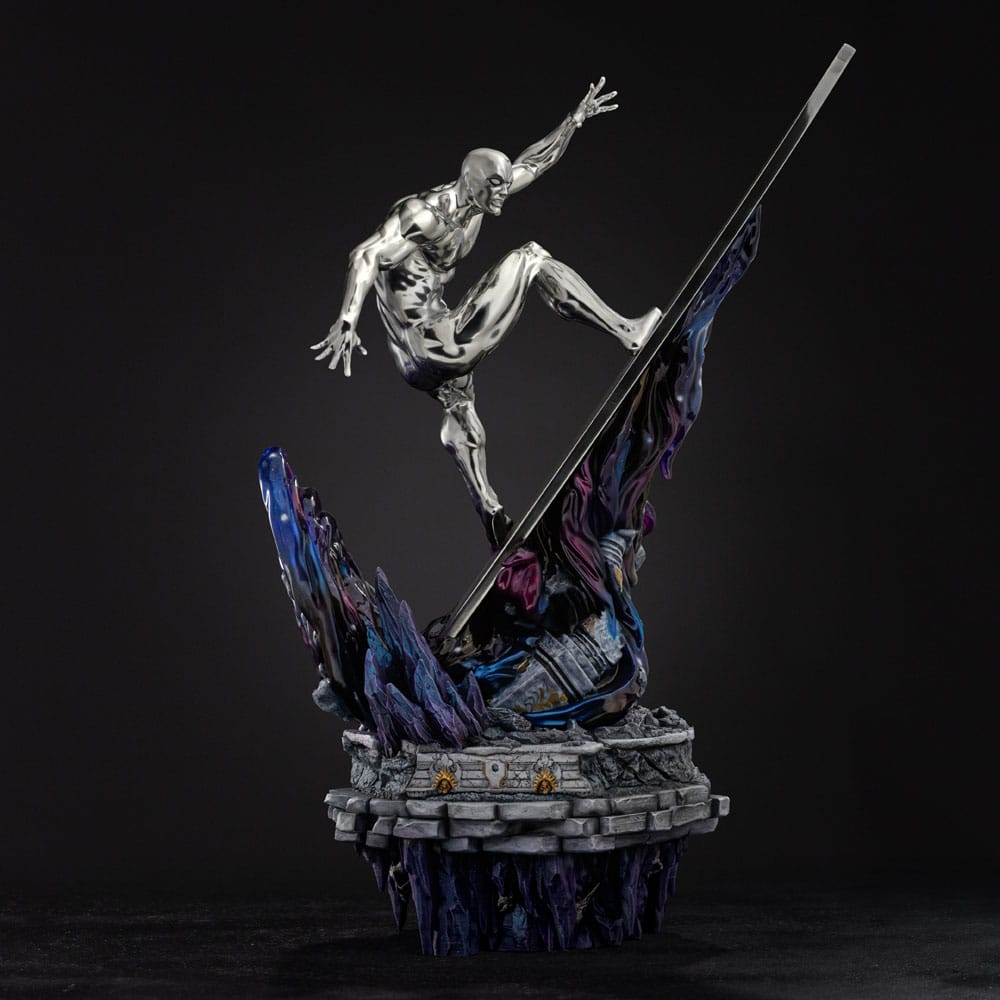Marvel Comics Estatua Infinity Gauntlet Diorama 1/10 Art Scale Silver Surfer Deluxe 36 cm - Z POP Toys