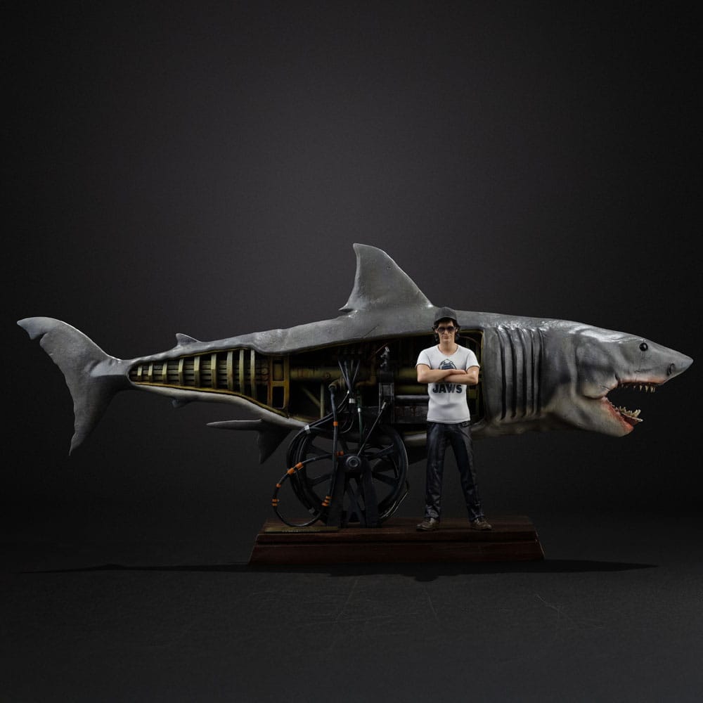 Jaws Estatua 1/10 Deluxe Art Scale Steven Spielberg Jaws 50th anniversary 27 cm - Z POP Toys