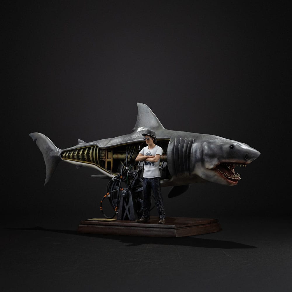 Jaws Estatua 1/10 Deluxe Art Scale Steven Spielberg Jaws 50th anniversary 27 cm - Z POP Toys