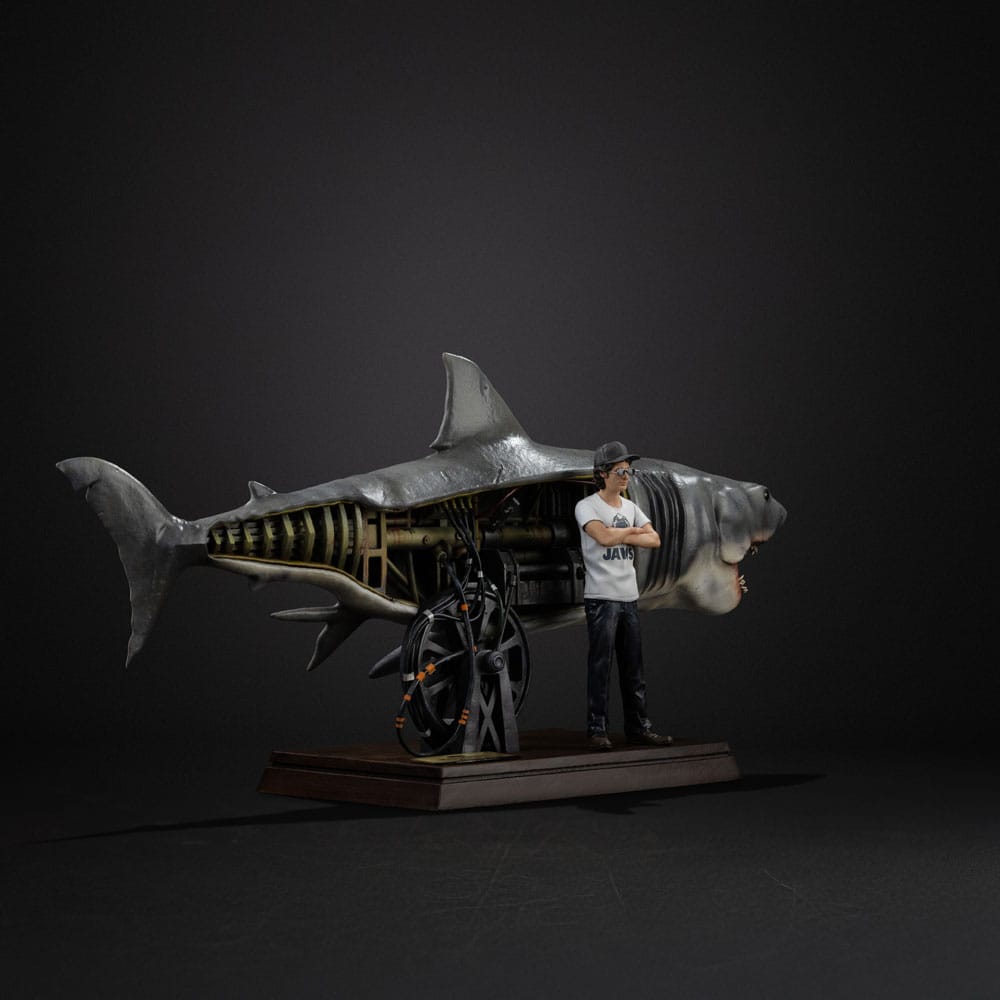 Jaws Estatua 1/10 Deluxe Art Scale Steven Spielberg Jaws 50th anniversary 27 cm - Z POP Toys