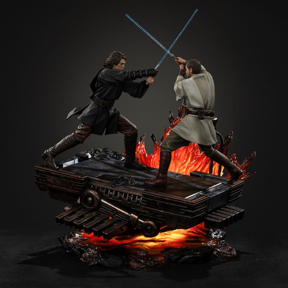 Star Wars Estatua 1/10 Art Scale Anakin vs. Obi Wan 34 cm