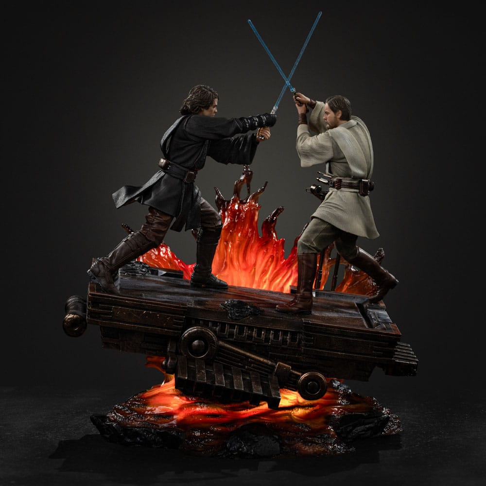 Star Wars Estatua 1/10 Art Scale Anakin vs. Obi Wan 34 cm