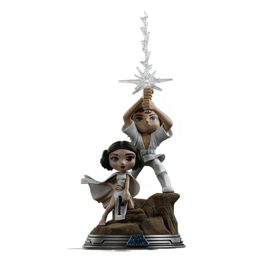 Star Wars Minifigura Mini Co. PVC Luke & Leia 30 cm