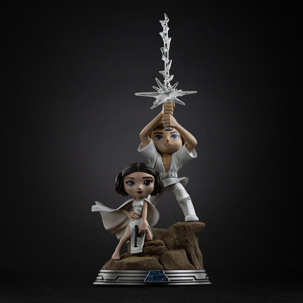 Star Wars Minifigura Mini Co. PVC Luke & Leia 30 cm