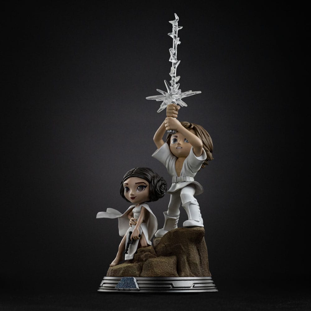 Star Wars Minifigura Mini Co. PVC Luke & Leia 30 cm