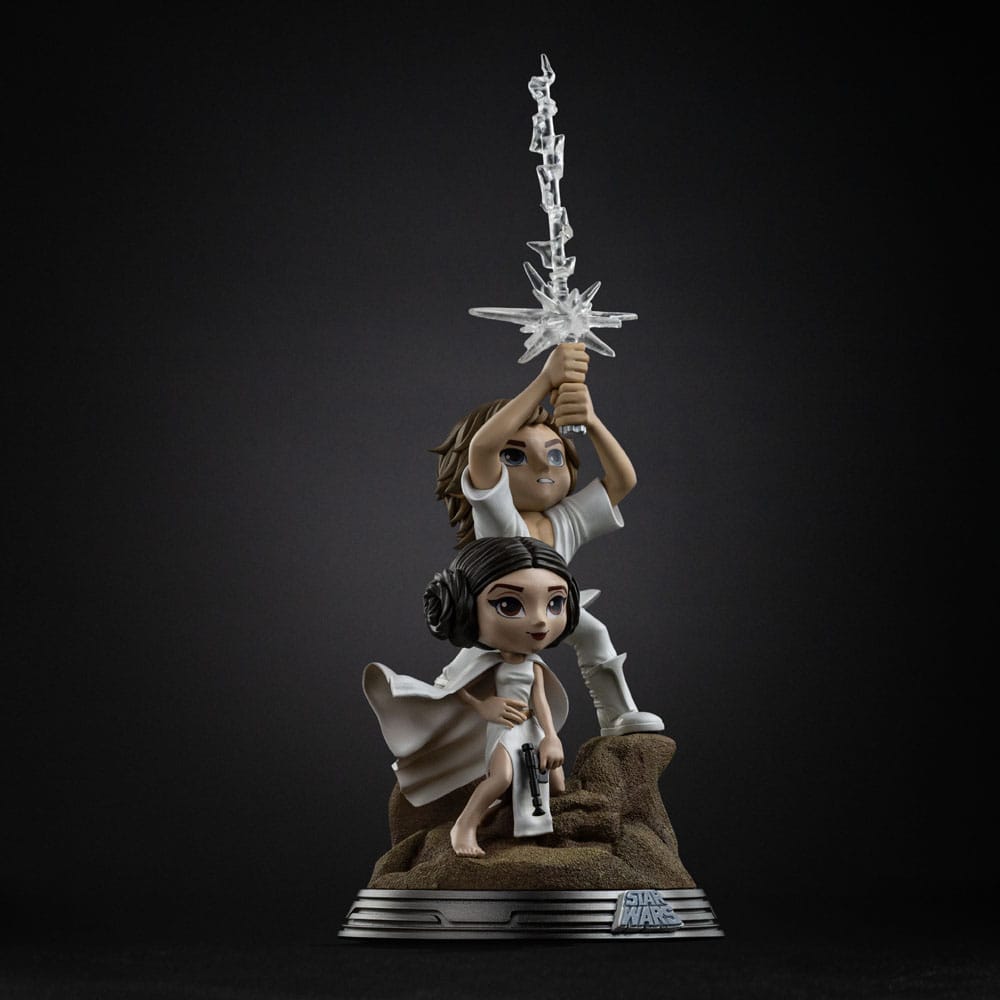 Star Wars Minifigura Mini Co. PVC Luke & Leia 30 cm