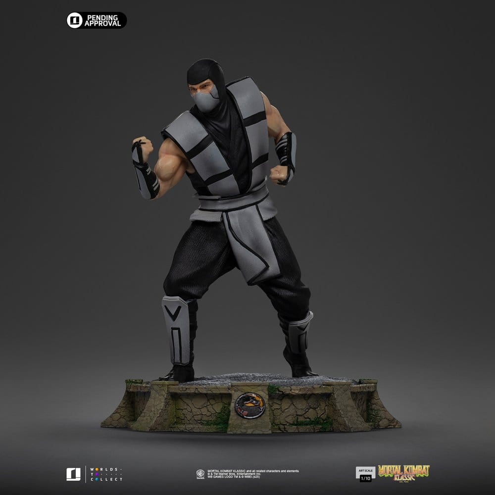 Mortal Kombat Estatua 1/10 Art Scale Smoke 21 cm