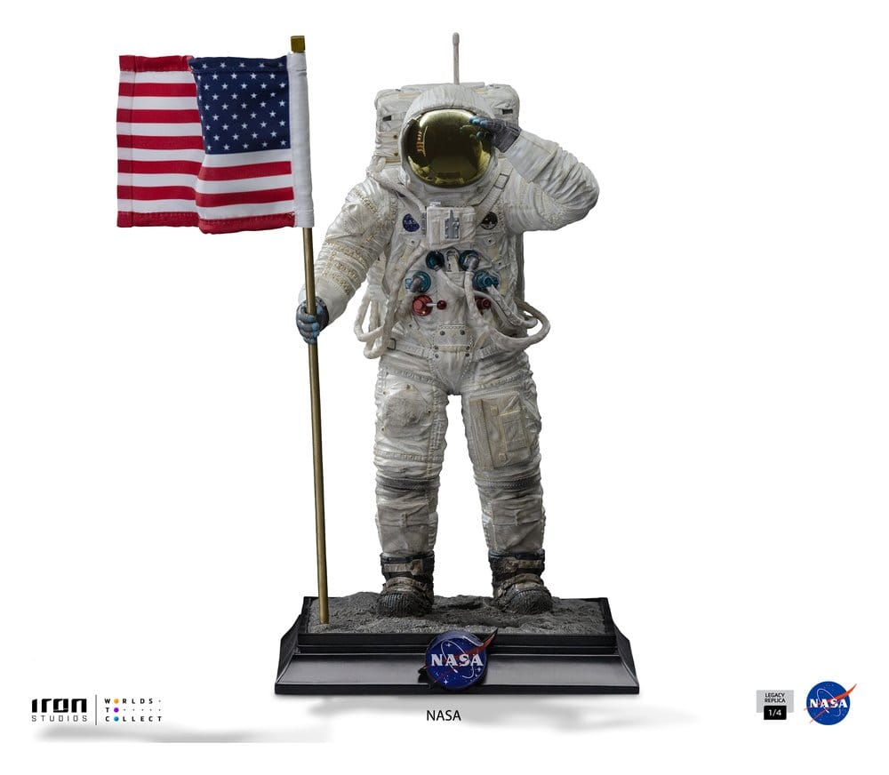NASA Estatua 1/4 Legacy Replica Apollo 11 Astronaut 58 cm