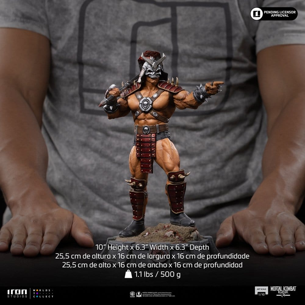 Mortal Kombat Estatua 1/10 Art Scale Shao Khan 26 cm