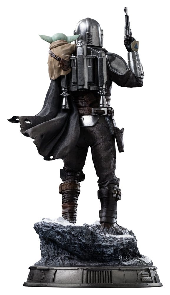 The Mandalorian & Grogu Estatua 1/10 Art Scale The Mandalorian and Grogu 25 cm