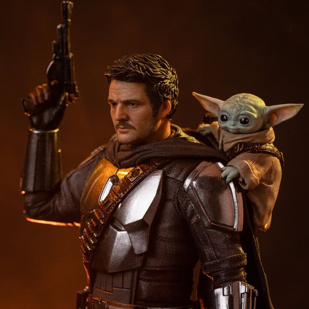 The Mandalorian & Grogu Estatua 1/10 Art Scale The Mandalorian and Gro