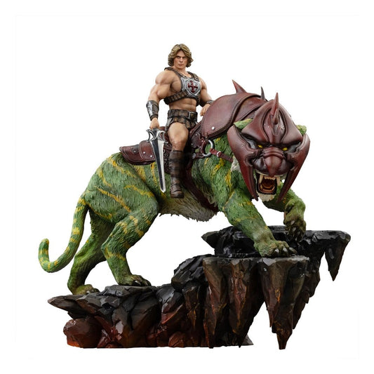 Masters of the Universe Estatua 1/10 Art Scale He-Man and Battle Cat 33 cm