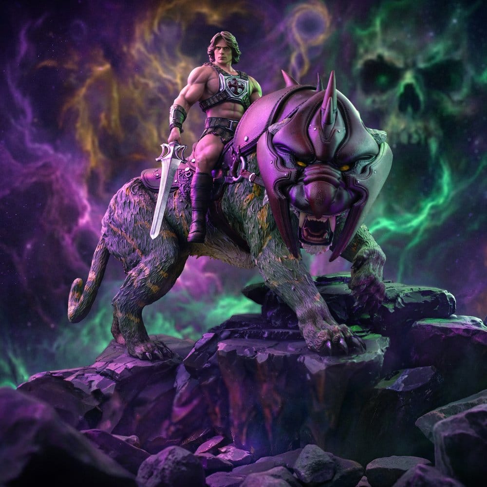 Masters of the Universe Estatua 1/10 Art Scale He-Man and Battle Cat 33 cm
