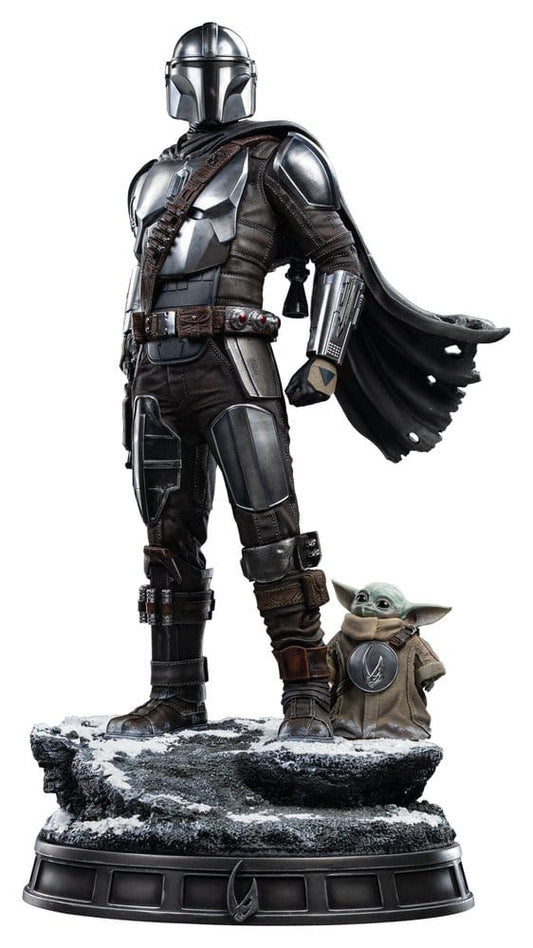 The Mandalorian & Grogu Estatua 1/4 Legacy Replica The Mandalorian and Grogu 57 cm
