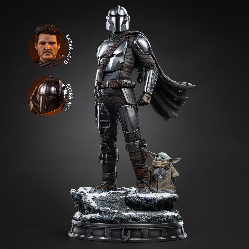 The Mandalorian & Grogu Estatua 1/4 Legacy Replica The Mandalorian and Grogu 57 cm