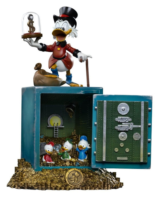 Duck Tales Estatua 1/10 Art Scale Uncle Scrooge McDuck and Nephews 30 cm