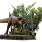 Jurassic Park Estatua Icons T-Rex Breakout Set A 17 cm
