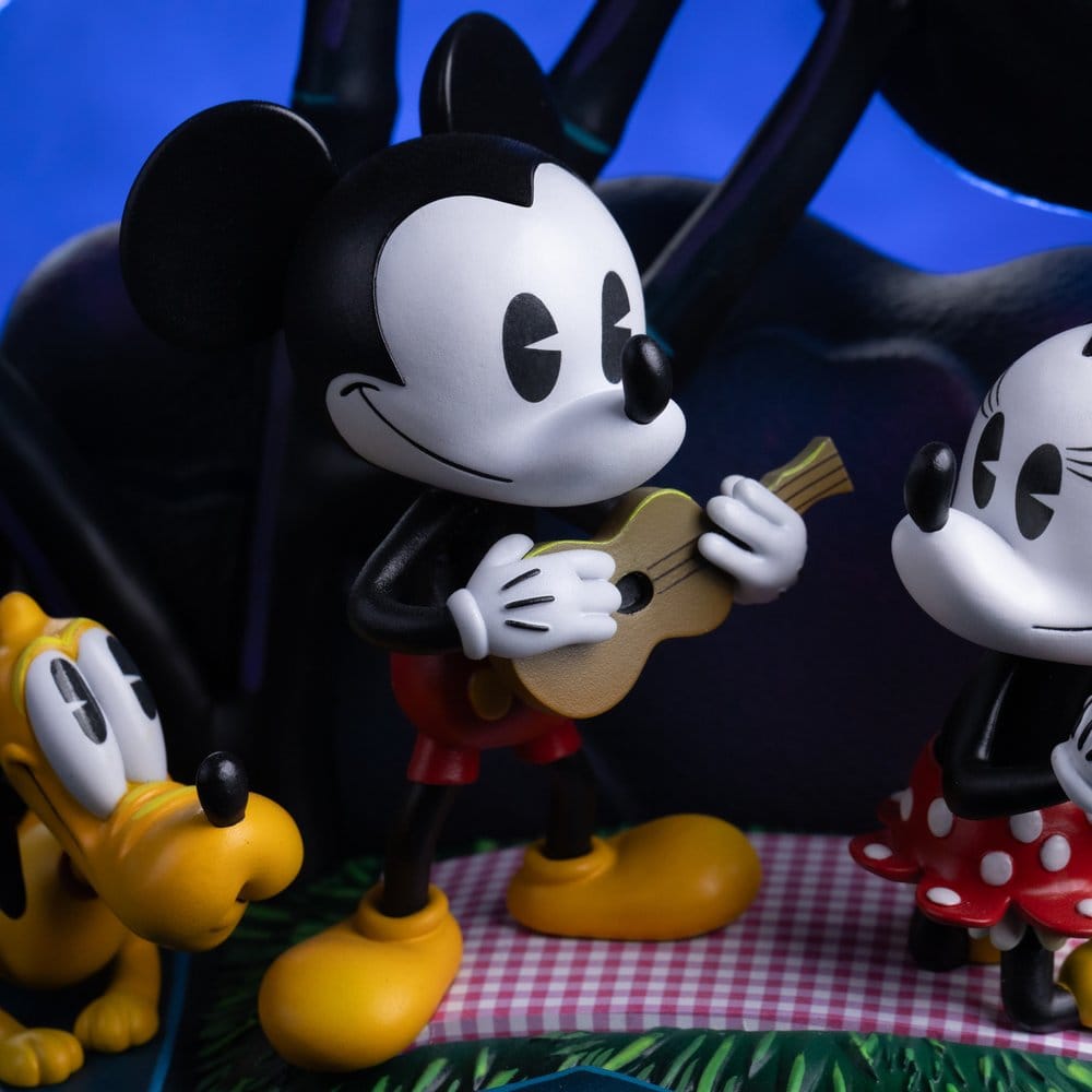 Disney Classics Estatua 1/10 Art Scale Mickey, Minnie y Pluto 31 cm