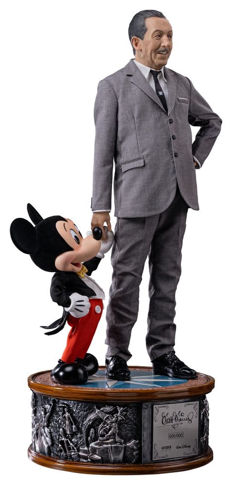 Disney Classics Estatua 1/4 Legacy Replica Walt Disney & Mickey Mouse 59 cm