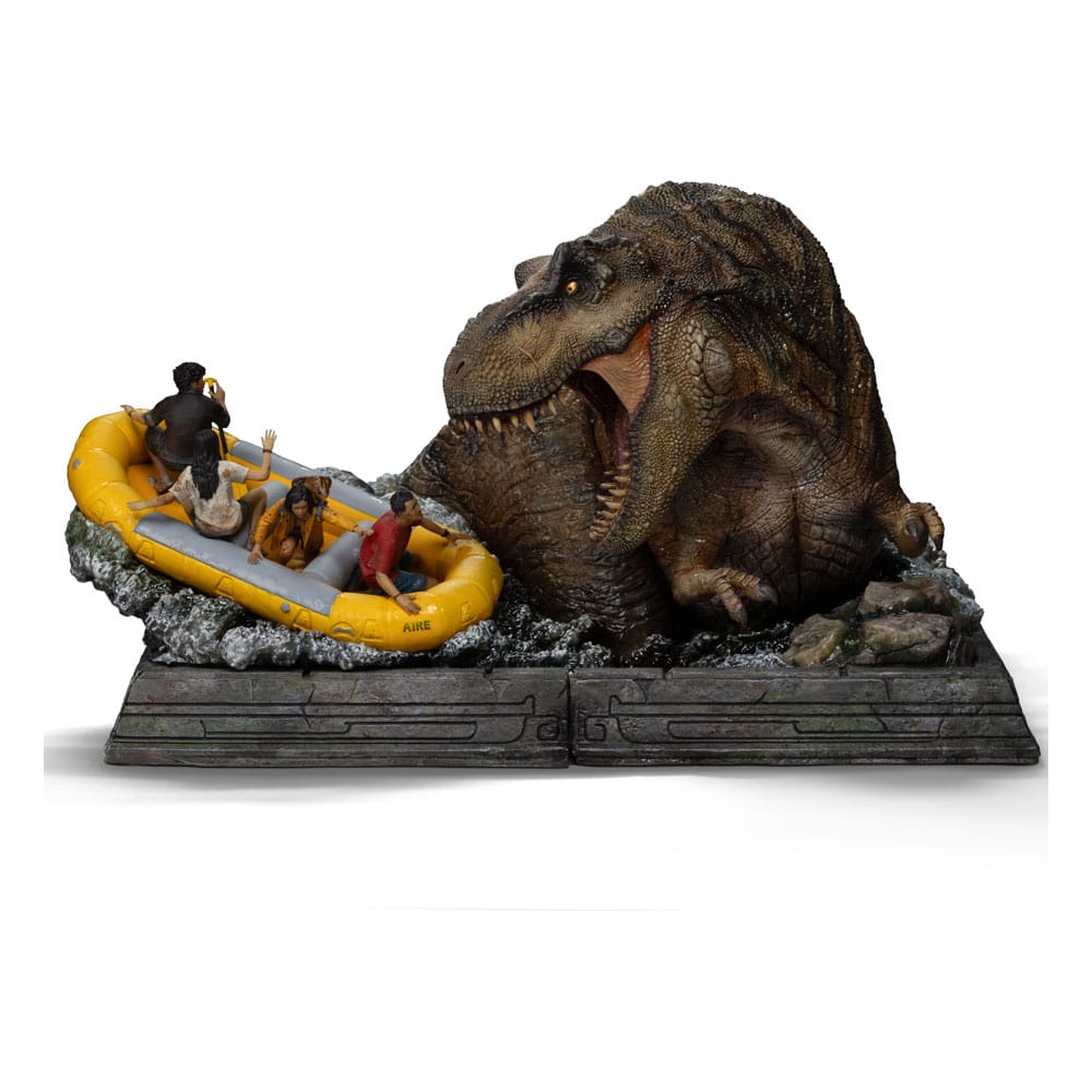 Jurassic World: Rebirth Estatua 1/20 Demi Art Scale  T-Rex River Attack 22 cm