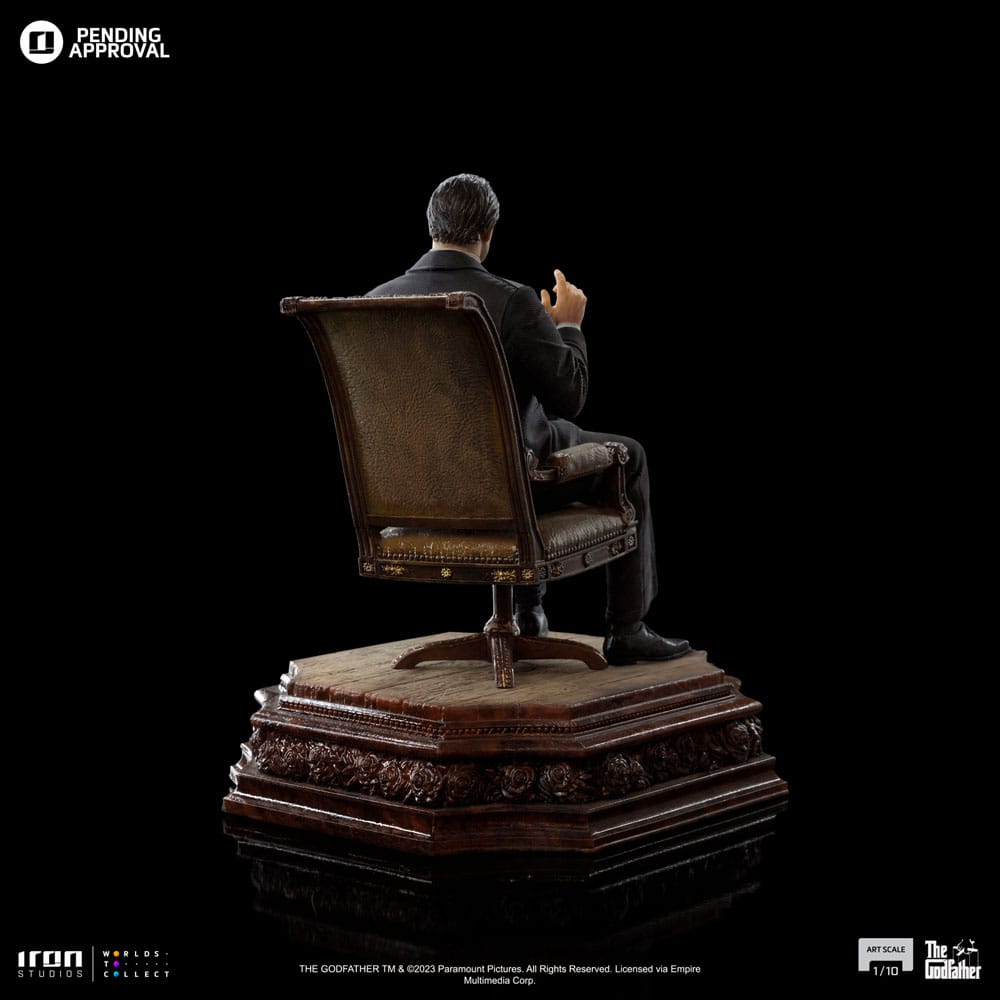 El Padrino Estatua 1/10 Art Scale Don Vito Corelione 19 cm