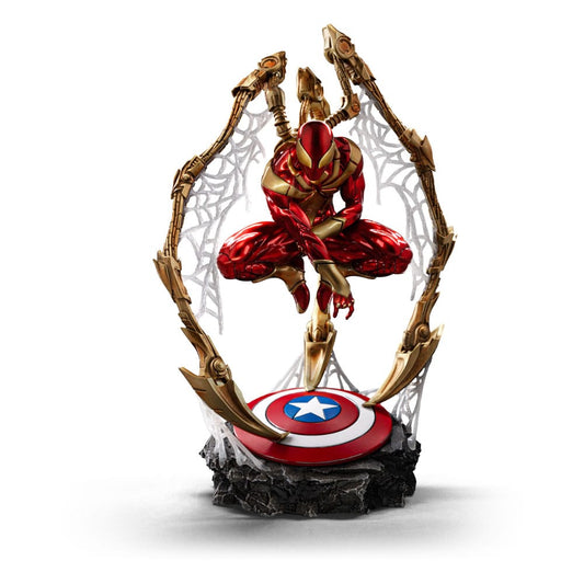 Marvel Estatua Art Scale Deluxe 1/10 Spider-man Iron Armor Comics (CCXP Exclusive 2024) 24 cm