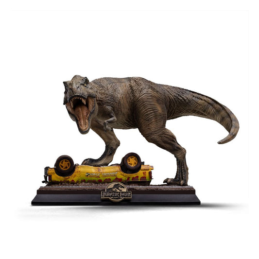 Jurassic Park Icons Estatua T-Rex Attack 15 cm