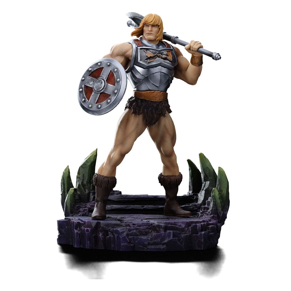 Masters of the Universe Estatua 1/10 Art Scale He-Man Battle Armor Version heo Exclusice 23 cm - Z POP Toys