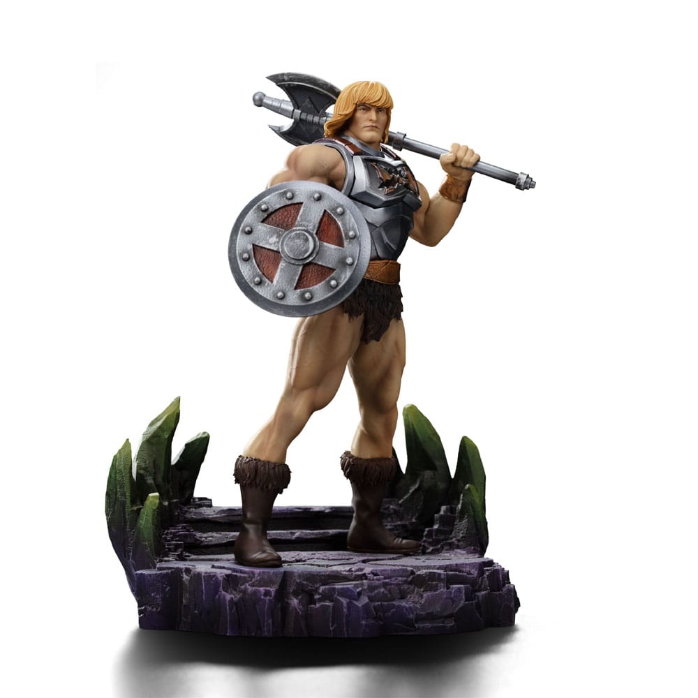 Masters of the Universe Estatua 1/10 Art Scale He-Man Battle Armor Version heo Exclusice 23 cm - Z POP Toys